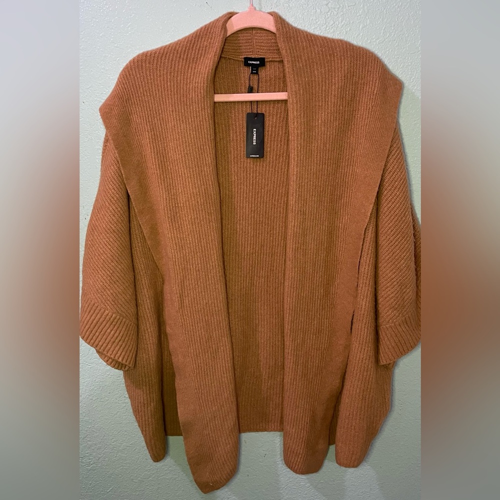 NWT Express Women's Brown Cardigan